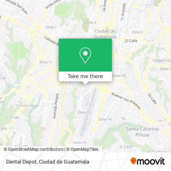 Mapa de Dental Depot