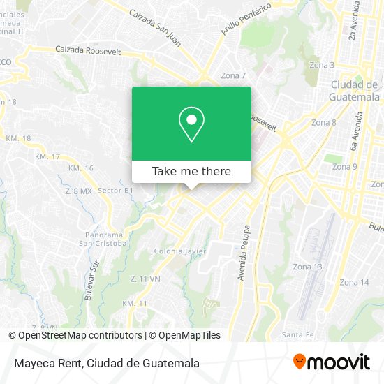 Mayeca Rent map