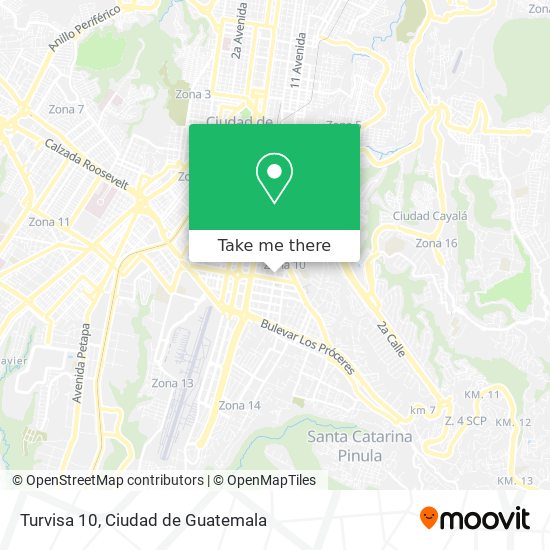 Mapa de Turvisa 10