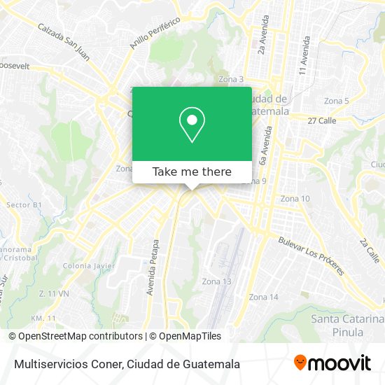 Multiservicios Coner map