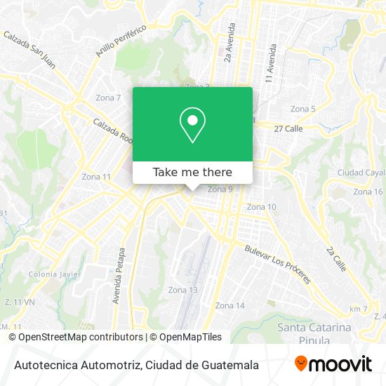 Autotecnica Automotriz map