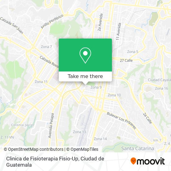 Mapa de Clinica de Fisioterapia Fisio-Up