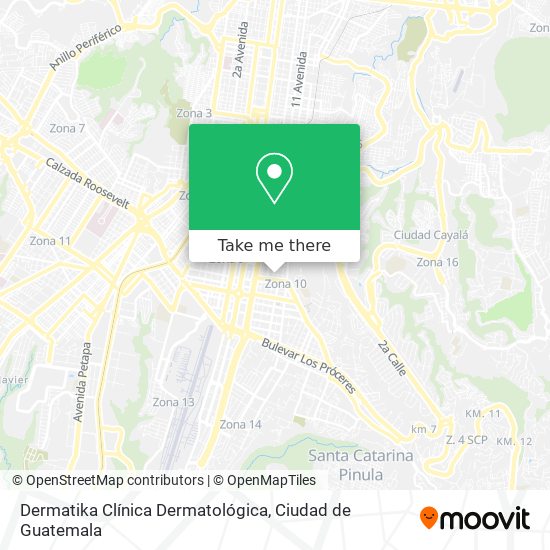 Dermatika Clínica Dermatológica map