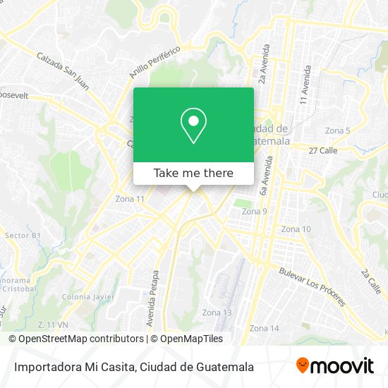 Importadora Mi Casita map