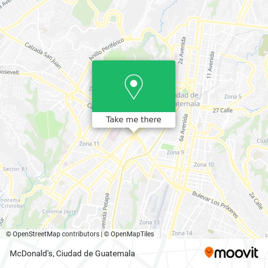 McDonald's map