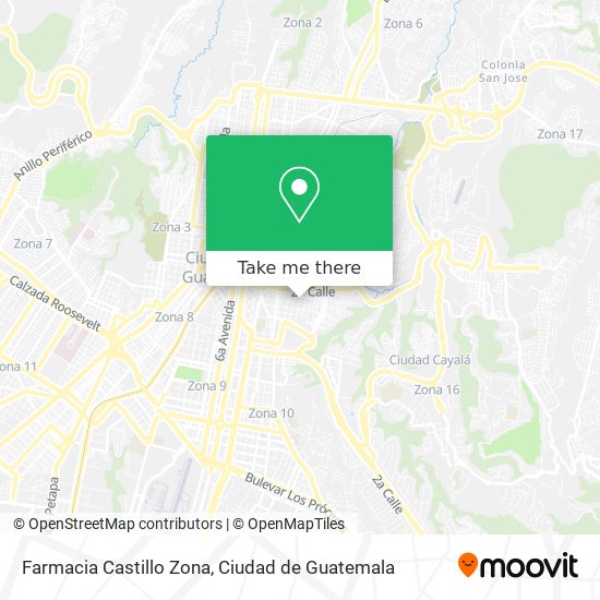 Farmacia Castillo Zona map