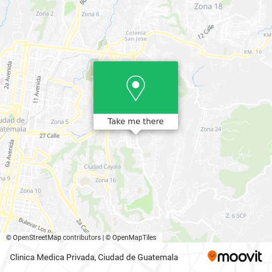 Clinica Medica Privada map