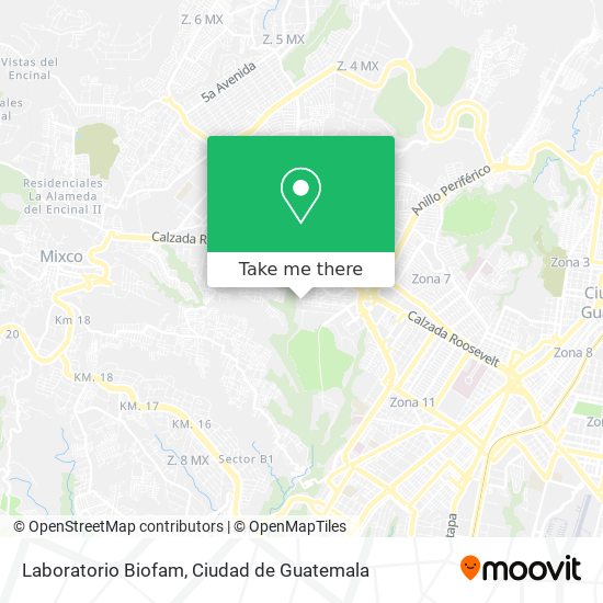 Mapa de Laboratorio Biofam