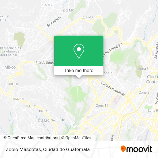 Zoolo Mascotas map