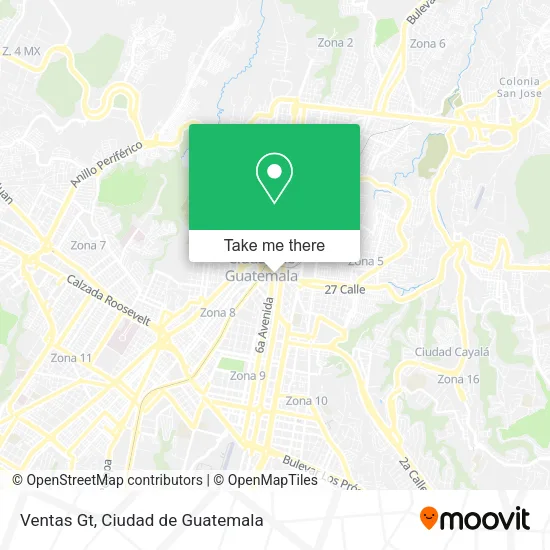 Mapa de Ventas Gt
