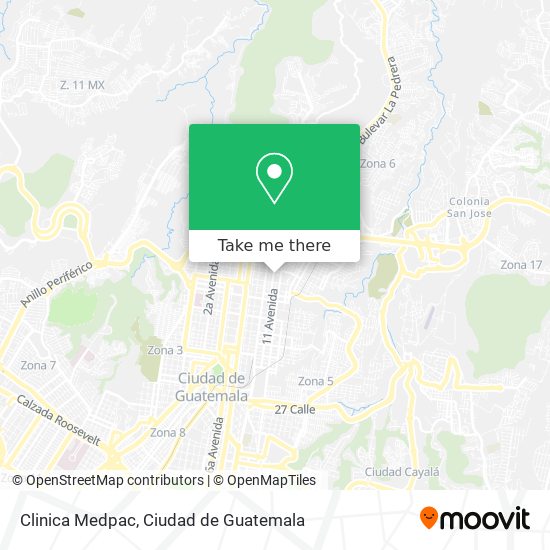 Clinica Medpac map