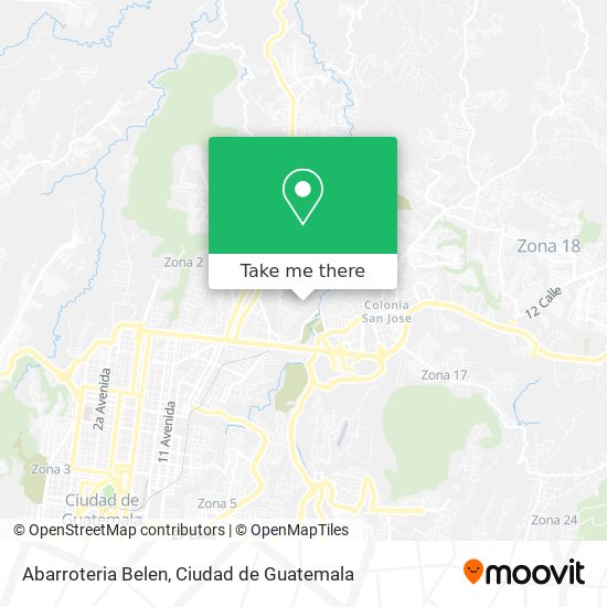 Abarroteria Belen map