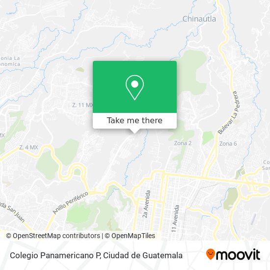 Mapa de Colegio Panamericano P