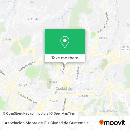 Mapa de Asociacion Moore de Gu