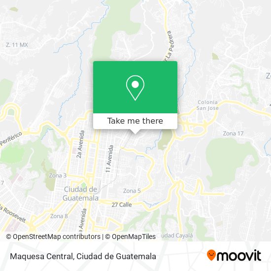 Mapa de Maquesa Central