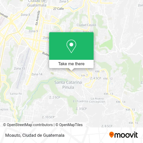 Moauto map