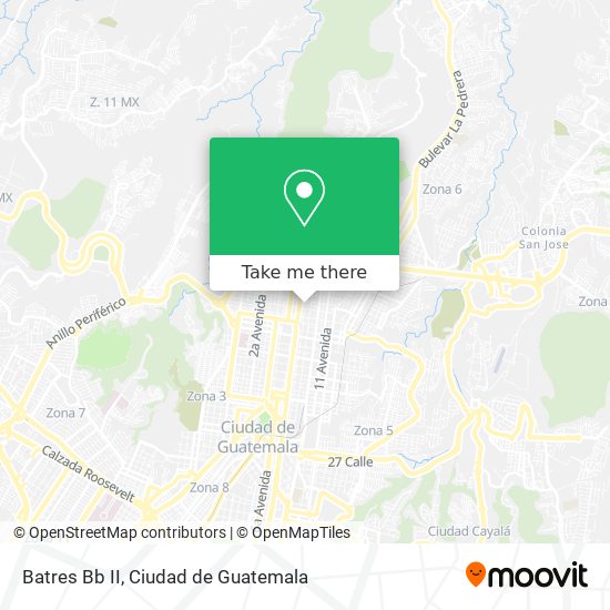 Batres Bb II map