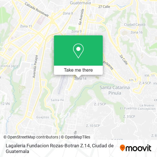 Mapa de Lagalería Fundacion Rozas-Botran Z.14