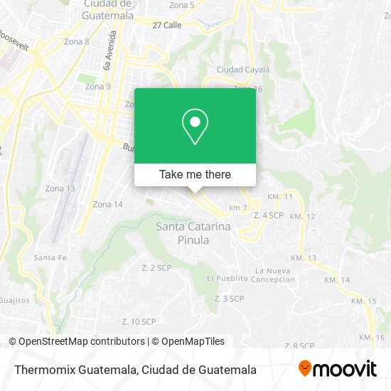 Thermomix Guatemala map