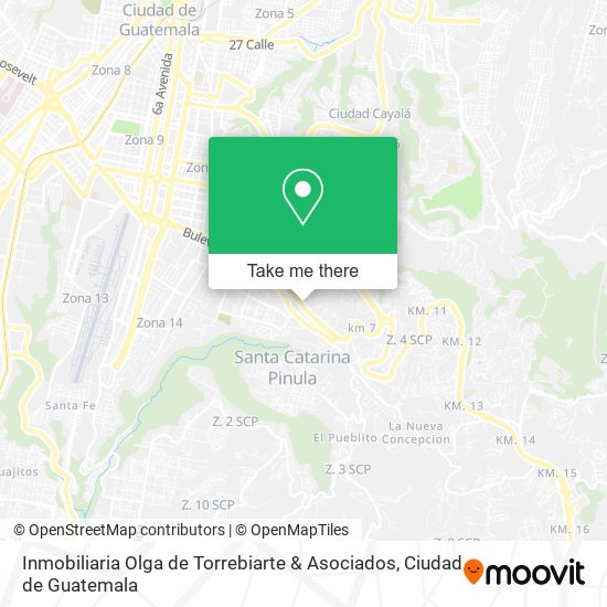 Inmobiliaria Olga de Torrebiarte & Asociados map