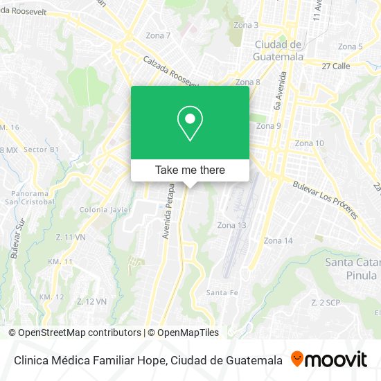 Clinica Médica Familiar Hope map