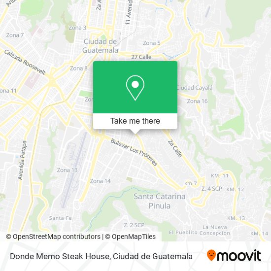 Donde Memo Steak House map