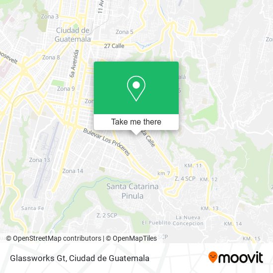 Mapa de Glassworks Gt