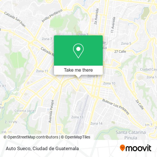 Auto Sueco map