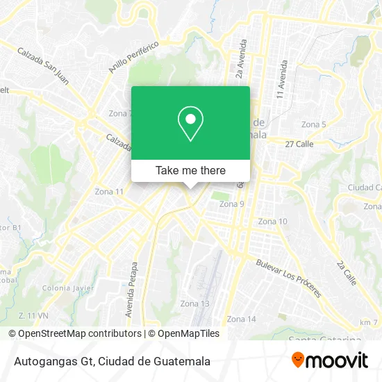 Autogangas Gt map