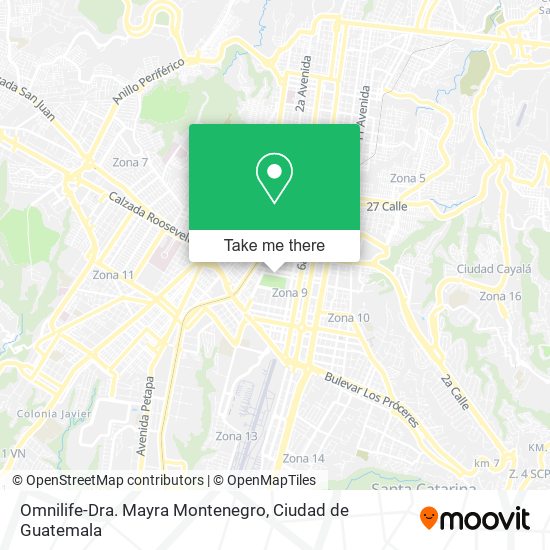 Omnilife-Dra. Mayra Montenegro map