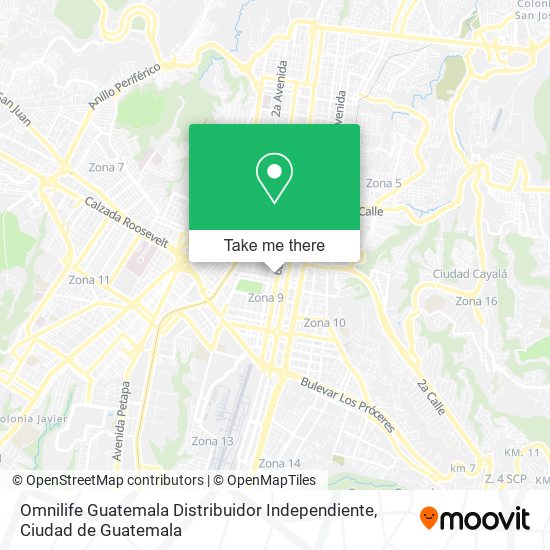 Omnilife Guatemala Distribuidor Independiente map