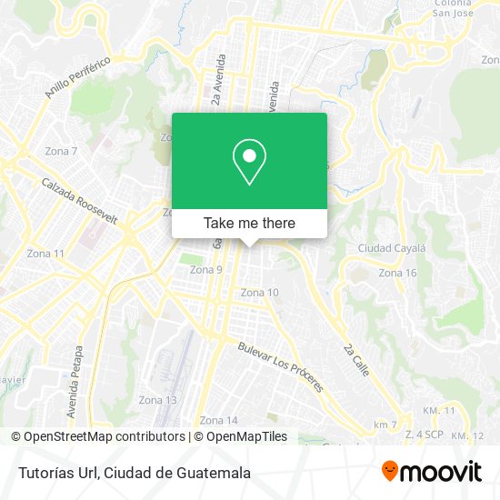 Tutorías Url map