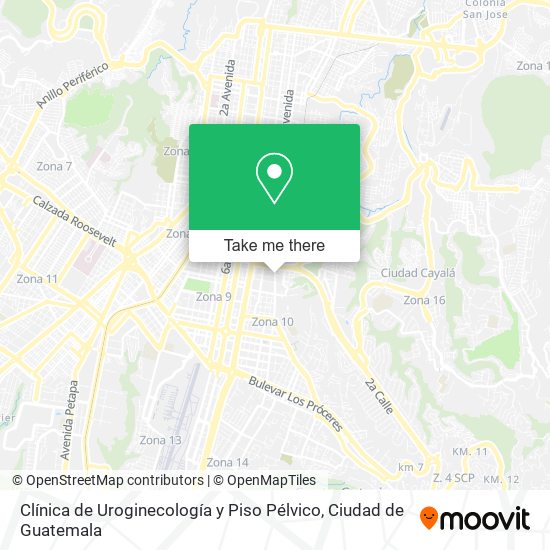 Clínica de Uroginecología y Piso Pélvico map