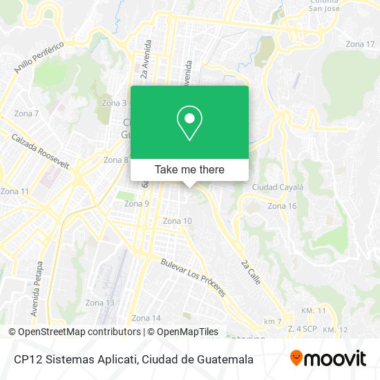 CP12 Sistemas Aplicati map