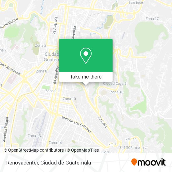 Mapa de Renovacenter