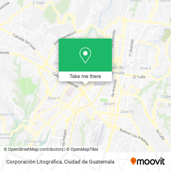 Mapa de Corporación Litográfica