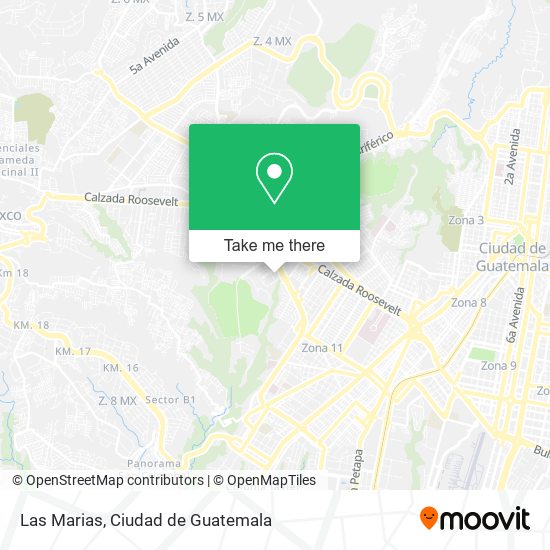 Las Marias map