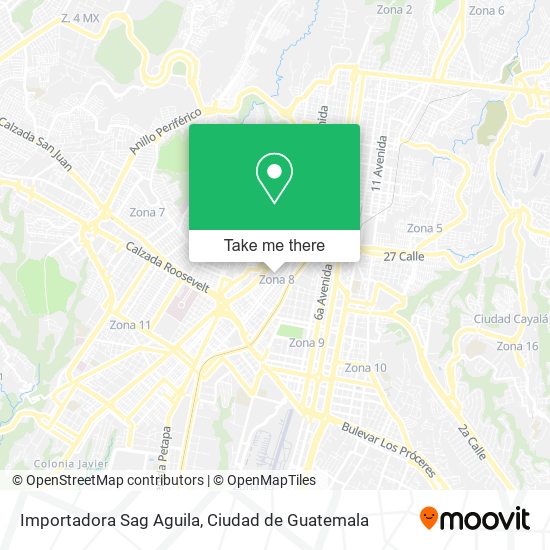 Importadora Sag Aguila map