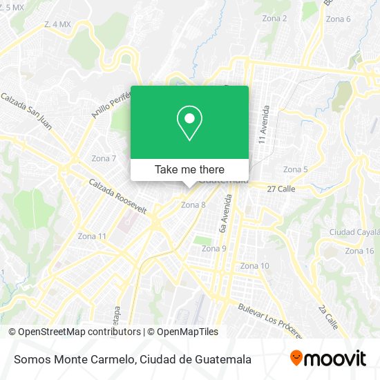 Mapa de Somos Monte Carmelo