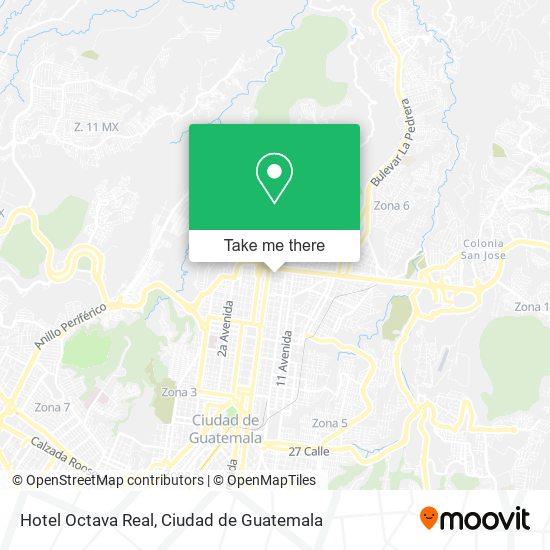 Hotel Octava Real map