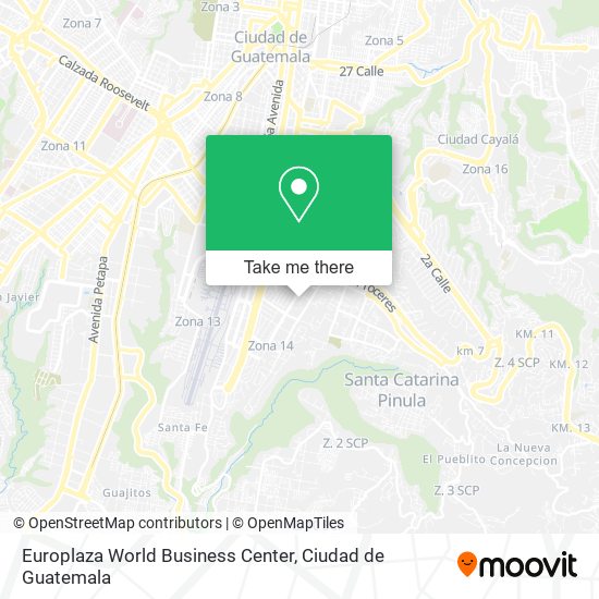 Mapa de Europlaza World Business Center