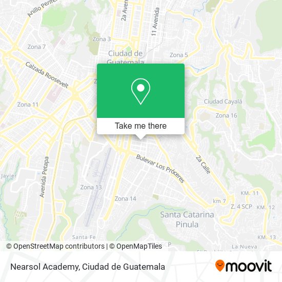 Nearsol Academy map