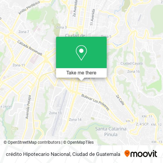 Mapa de crédito Hipotecario Nacional