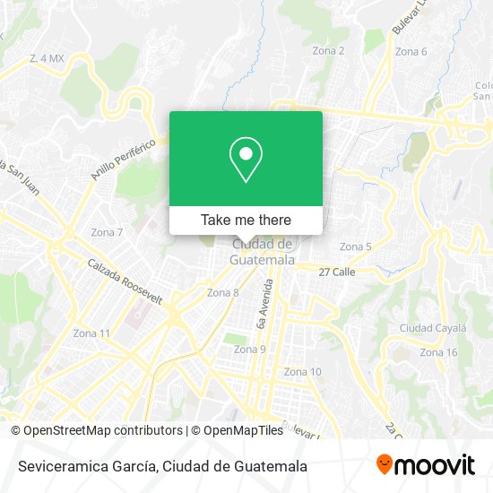 Seviceramica García map