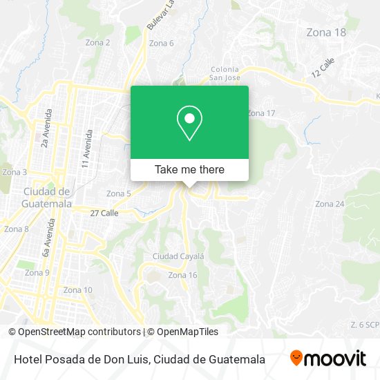 Hotel Posada de Don Luis map