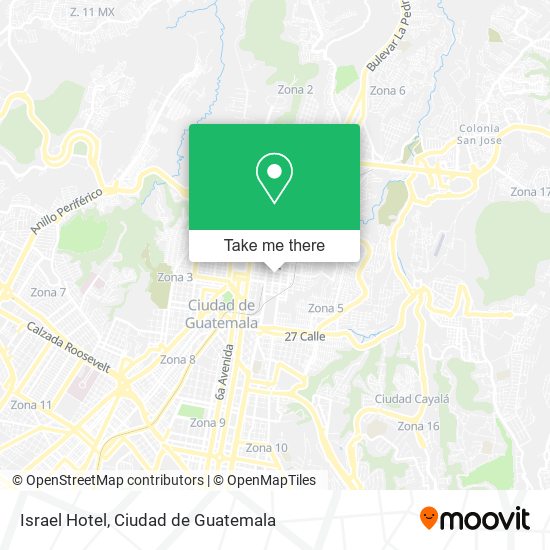 Israel Hotel map