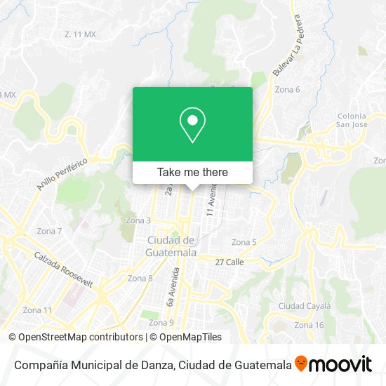 Compañía Municipal de Danza map