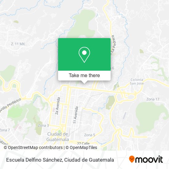 Mapa de Escuela Delfino Sánchez