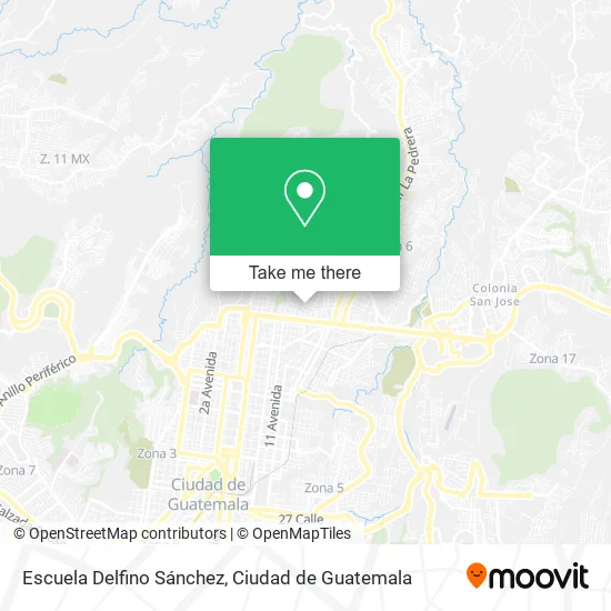Escuela Delfino Sánchez map