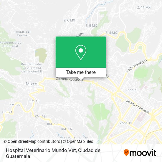 Hospital Veterinario Mundo Vet map